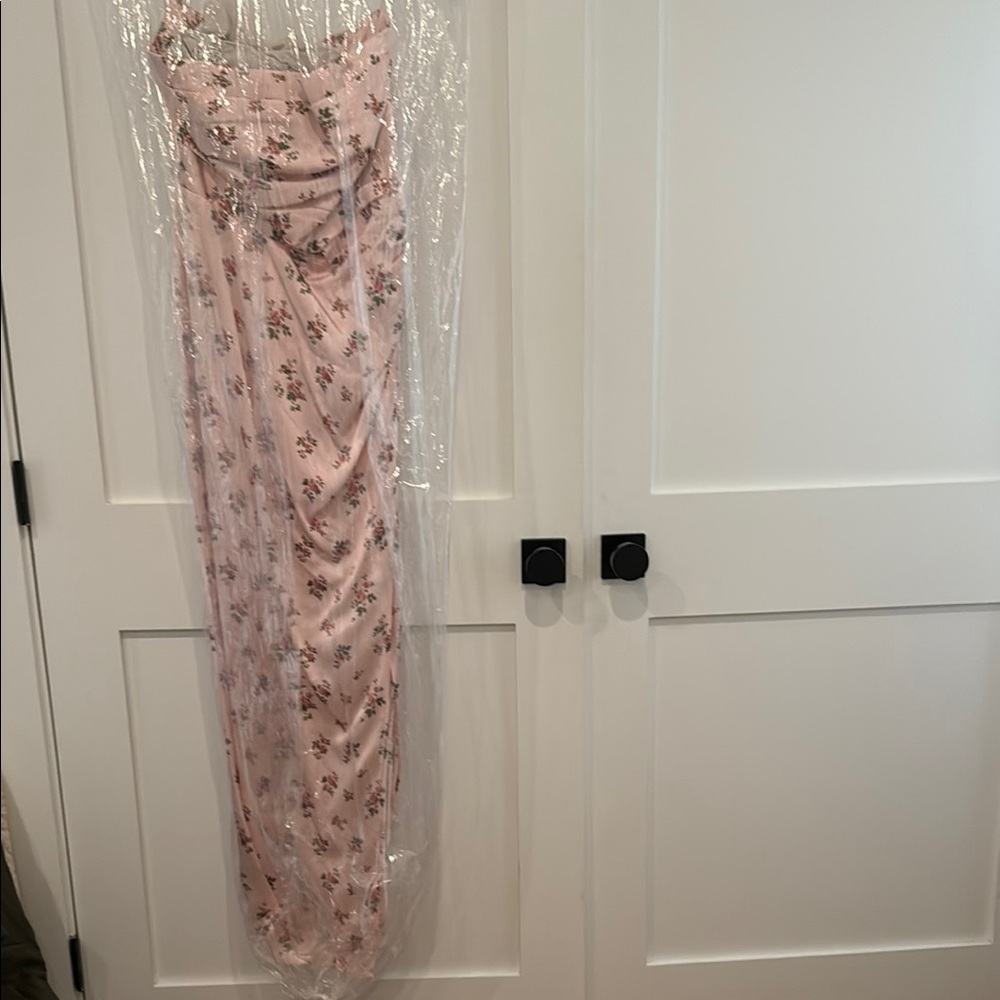 Reformation Pink Floral Dress (Barrow Silk dress)